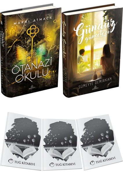 Gündüz Günceleri Ciltli ve Ephesus Ötanazi Okulu 3 Ciltli Maral Atmaca 2li Set + Hediyeli