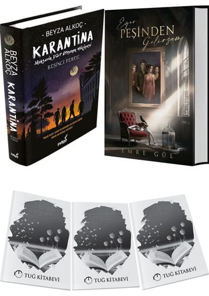 Eğer Peşinden Gelirsem 1 Ciltli ve Karantina 5 Ciltli Beyza Alkoç 2li Set + Hediyeli