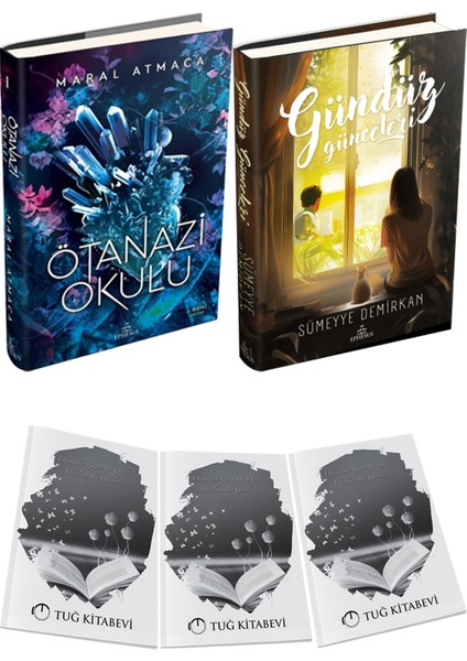 Gündüz Günceleri Ciltli ve Ephesus Ötanazi Okulu 1 Ciltli Maral Atmaca 2li Set + Hediyeli