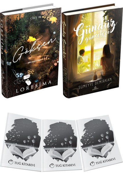 Gündüz Günceleri Ciltli ve Ephesus Yayınları Gökçen 3 Ciltli Loresima 2li Set + Hediyeli