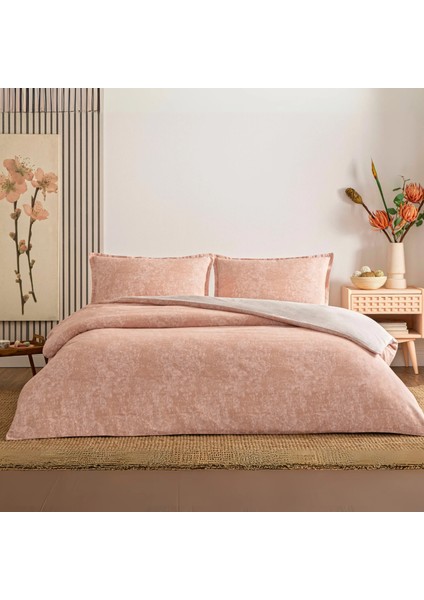 Seç&ser Çift Tarafı Desenli Tek Kişilik Nevresim Takımı Shimmer Rose