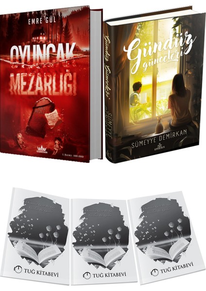 Gündüz Günceleri Ciltli ve Guardian Oyuncak Mezarlığı Ciltli Emre Gül 2li Set + Hediyeli