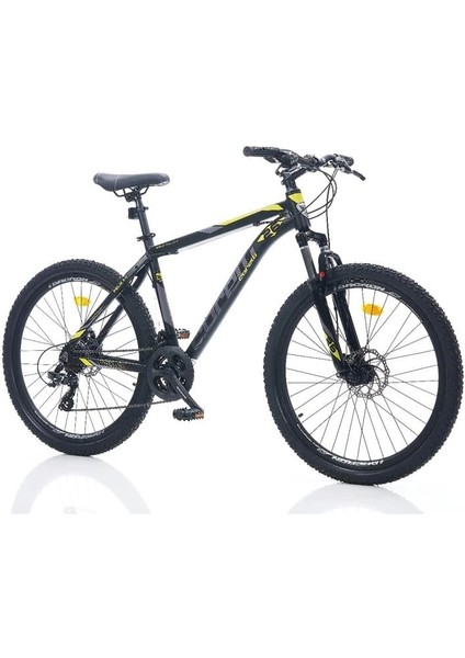 Felix 2.0 Erkek Dağ Bisikleti 330H Md 26 Jant 24 Vites Siyah Sarı Gri