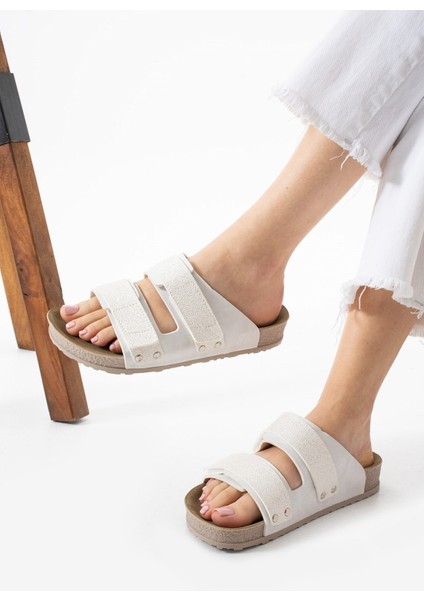 Esnek Ayarlanabilir Iki Cırtlı Anatomik Comfort Cool Rahat Kadın Günlük Sandalet Terlik indirimleri
