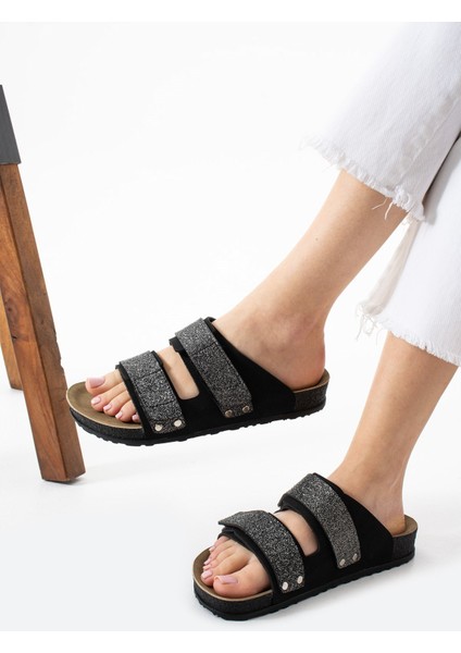 Esnek Ayarlanabilir Iki Cırtlı Anatomik Comfort Cool Rahat Kadın Günlük Sandalet Terlik fiyatları