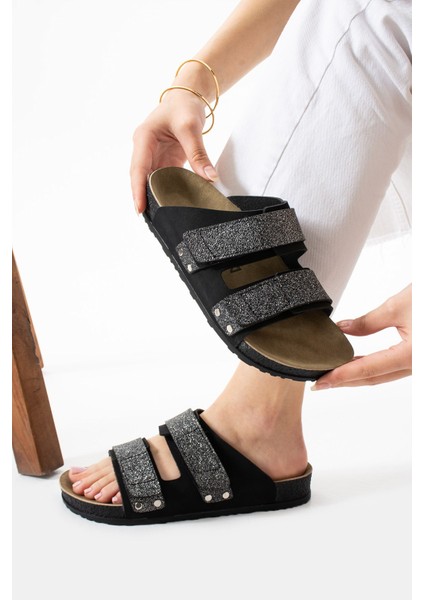 Esnek Ayarlanabilir Iki Cırtlı Anatomik Comfort Cool Rahat Kadın Günlük Sandalet Terlik fırsatları