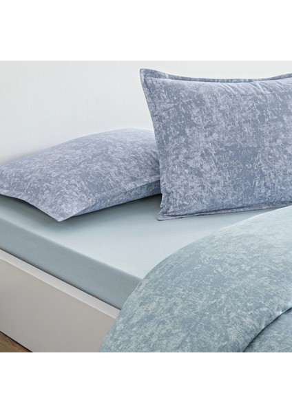 Seç&ser Çift Tarafı Desenli Tek Kişilik Nevresim Takımı Shimmer Lacivert indirimleri