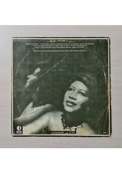 Aretha Franklin - Love All The Hurt Away - 1981 - Dönem Baskı Plak - Longplay - Lp fiyatları