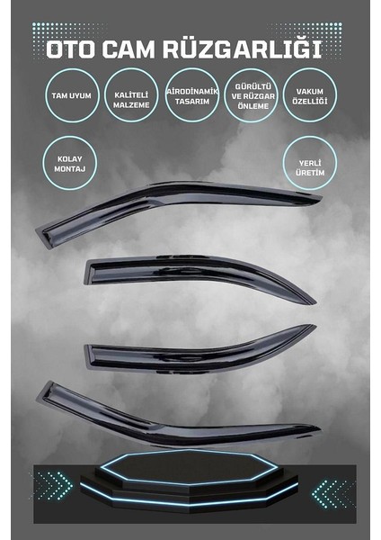 Mercedes E Serisi W124 1984-1995 Mugen Mügen Cam Rüzgarlığı