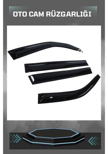 Peugeot 308 2014-2021 Mügen Cam Rüzgarlığı 4lü Takım indirimleri