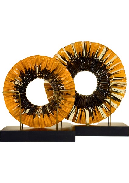 Cam Füzyon Disk Seti Turuncu Siyah