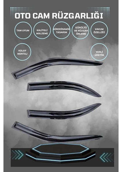 Peugeot 406 1995-2004 Mugen Mügen Cam Rüzgarlığı