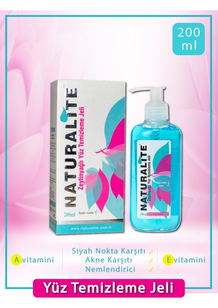 Zeytinyağlı Yüz Temizleme Jeli 200 ml