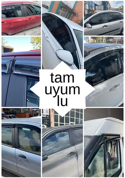 Fiat Doblo 2010-2023 Tüm Kasalar Tam Uyumlu Mügen Cam Rüzgarlığı 4lü
