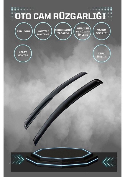 Ford Transit Minübüs 1992 Cam Rüzgarlığı 2li Takım