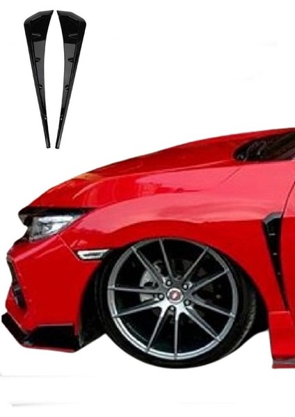 Citroen Nemo 2008 ve Sonrası Parlak Çamurluk Çıtası Vent Havalandırma