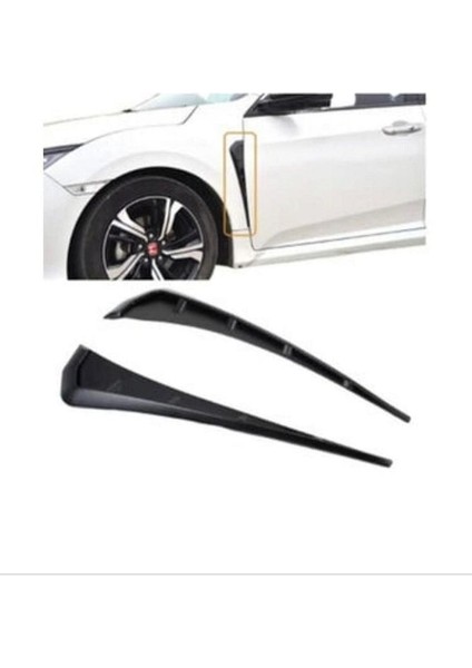 Honda City 2008-2013 Parlak Çamurluk Çıtası Vent Havalandırma modelleri