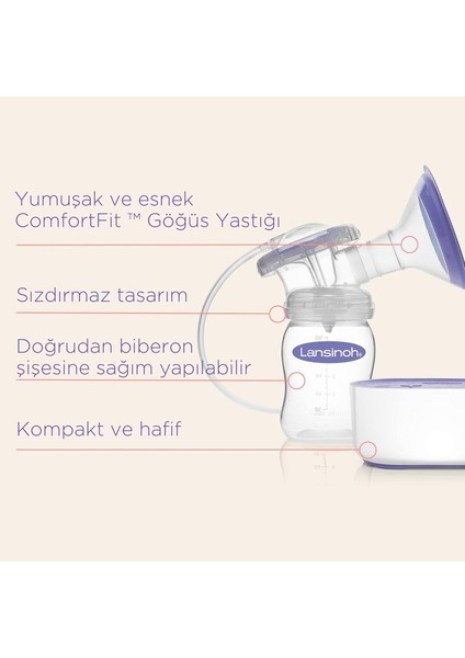 Lansinoh Kompakt Tekli Elektrikli Göğüs Pompası indirimleri