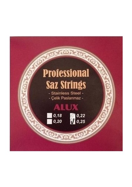 ALX025 Divan Bağlama Teli 0.25