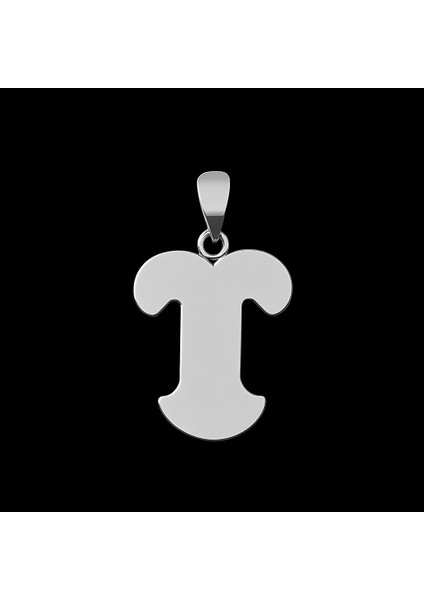 925 Ayar Gümüş Kolye Harf T SM6211
