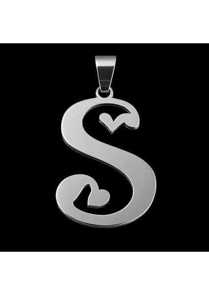 925 Ayar gümüş kolye Harf S SM6207