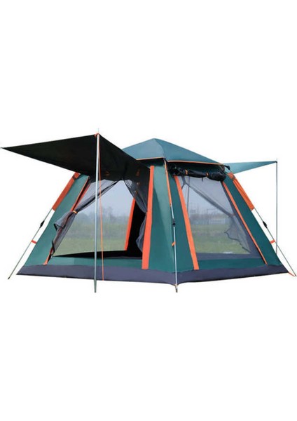 Tam Otomatik 4 Kişilik Tenteli Kamp Çadırı 210X210X135 cm (Yeşil) fiyatları