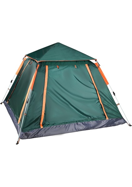 Tam Otomatik 4 Kişilik Tenteli Kamp Çadırı 210X210X135 cm (Yeşil) fırsatları