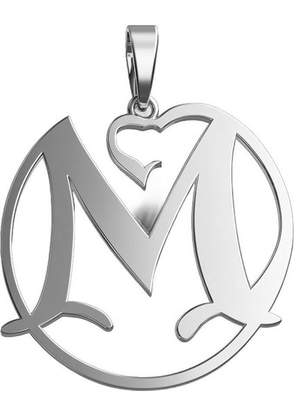 925 Ayar gümüş kolye Harf M SM6127 fiyatları
