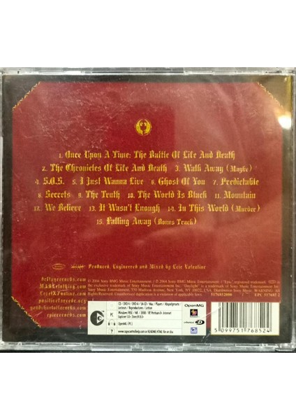 Dikkat CD Good Charlotte – The Chronicles Of Life And Death CD fiyatları