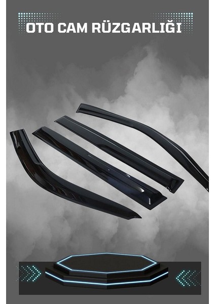 Renault Symbol 2010 Cam Rüzgarlığı 4lü Takım