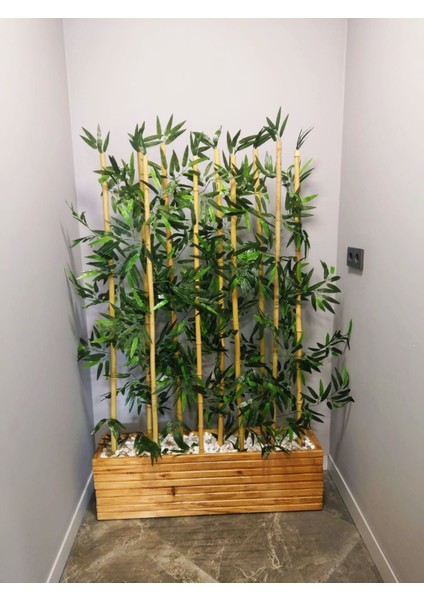 Yapay Bambu Ağaç 1.5 Metre Boy Ahşap Oluklu Saksı Bambu fiyatları