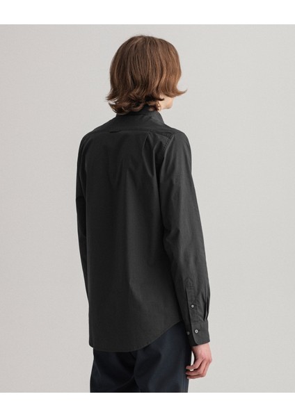 Slim Fit Keten Gömlek
