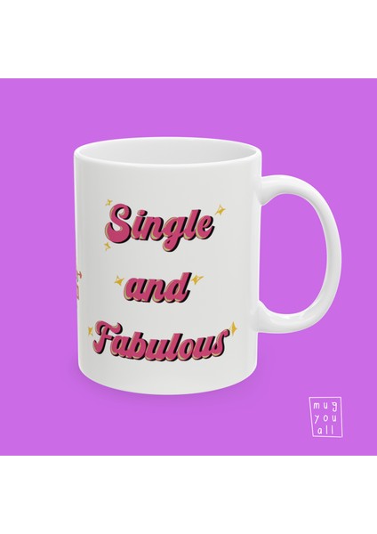 Single And Fabulous – Canceled Cupid Tasarımlı Kupa – Mizahi Hediye Kupa