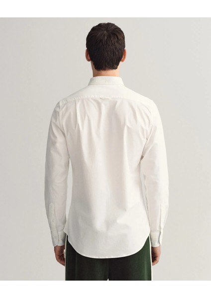 Slim Fit Keten Gömlek