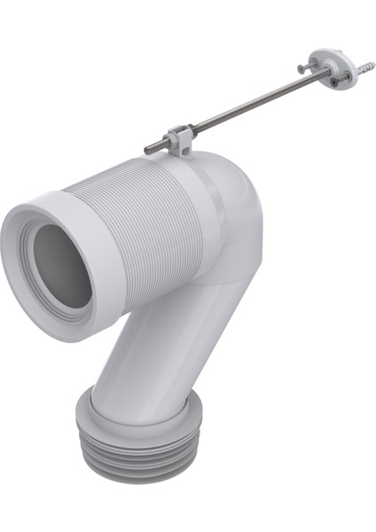 Kesilebilir Klozet Bağlantı Dirseği (100/110 Mm) – S Tipi, Duvara Sıfır Uyumlu