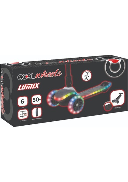 Lumıx Yanları Işıklı Katlanabilir Çocuk Scooter indirimleri