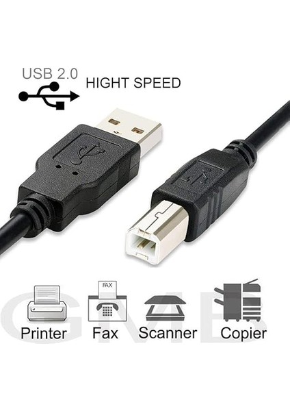 Filtreli / Printer Yazıcı Kablosu / 5 Metre / USB 2.0