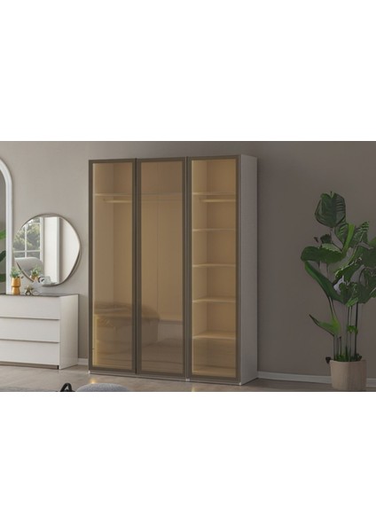 Lobby Full Reflekte 3 Kapılı Gardırop