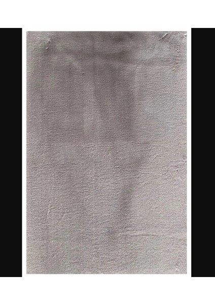 Home Comfort Konfor Tüylü Yumuşak Halı | Gri 75X110CM Avantajlı Silinebilir Toz Tutmaz 1 Adet