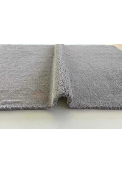 Home Comfort Konfor Tüylü Yumuşak Halı | Gri 75X110CM Avantajlı Silinebilir Toz Tutmaz 1 Adet fiyatları