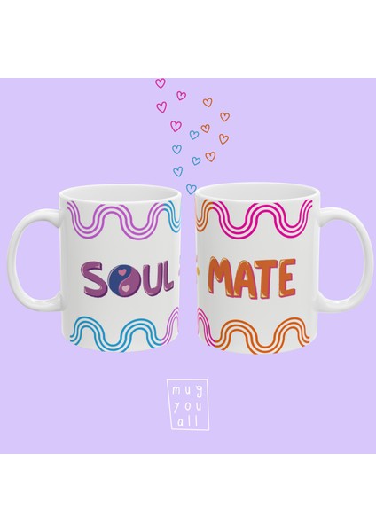 Soulmate Ikili Kupa Seti – Öpücük Tasarımlı Sevgili & Arkadaş Kupası – Hediye Kupa Seti modelleri