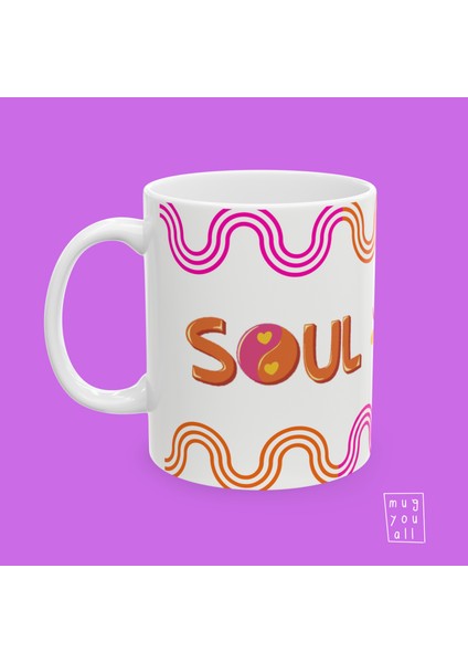 Soulmate Ikili Kupa Seti – Öpücük Tasarımlı Sevgili & Arkadaş Kupası – Hediye Kupa Seti