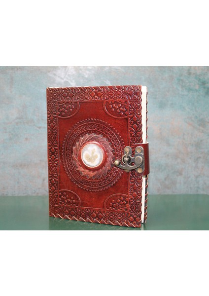 Taşlı Deri Defter