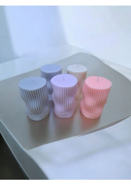 Loa Candle Co Dekoratif Spiral Formlu Kokulu Soya Mum fiyatları