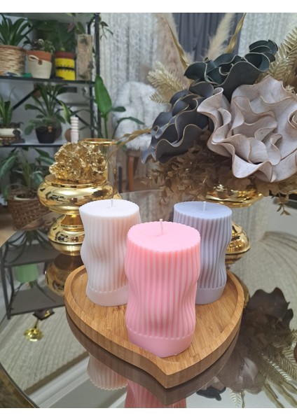 Loa Candle Co Dekoratif Spiral Formlu Kokulu Soya Mum indirimleri