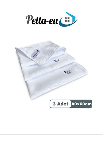 Ultra Emici Mikrofiber Temizlik Bezi Çok Amaçlı Cam Ayna ve Yüzey Bezi 3lü Beyaz 40X60CM fırsatları