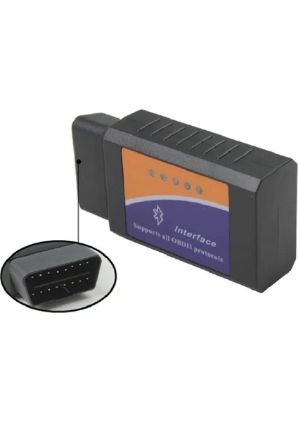 Obd2 2.1V Android Ios Apple Iphone Uyumlu Bluetooth Özellikli Araç Arıza Tespit Cihazı