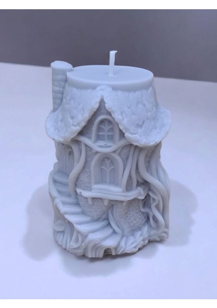 Loa Candle Co Masalsı Ev Formlu El Yapımı Soya Mum