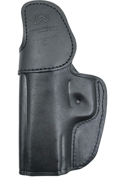 Cz Shadow 2 Compact Için Uyumlu Siyah Metal Mandallı Kemer Içi Gizli Deri Silah Kılıfı