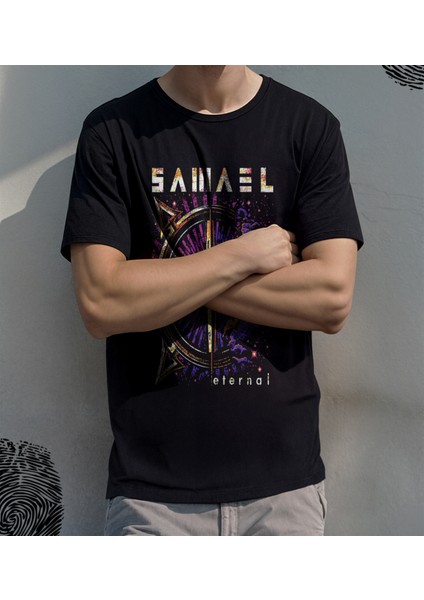 'samael - Eternal‘ Baskılı 'regular-Fit' Unisex Tişört